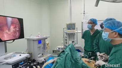 突破！ 大丰区三龙中心卫生院成功完成首台腹腔镜切除手术