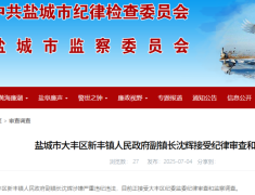 新丰镇副镇长沈辉接受纪律审查和监察调查