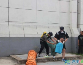三龙镇开展有限空间警示教育暨应急救援专项演练