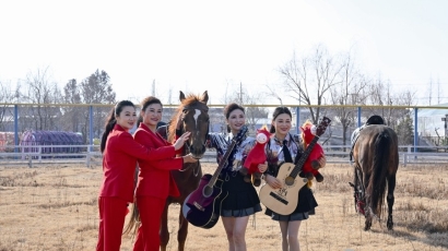 大中街道恒北村： 骏马迎春添喜气 乡村旅游焕新机